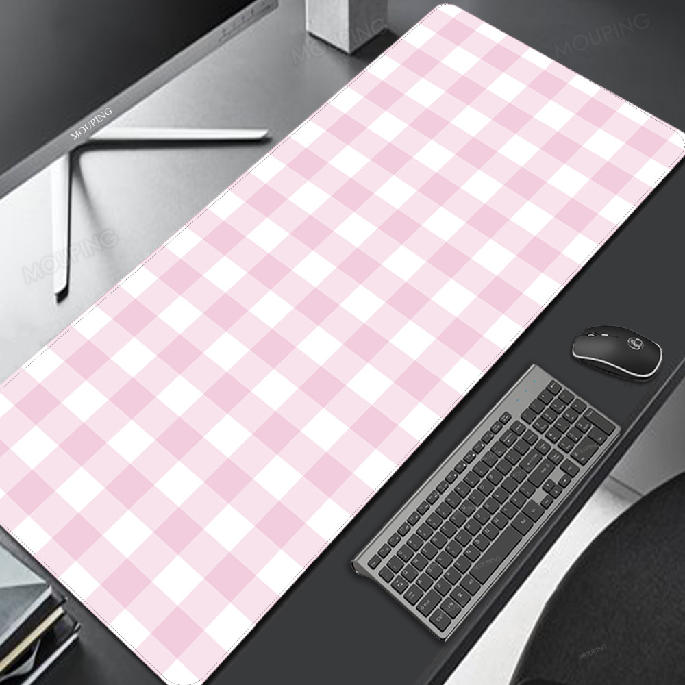 Gaming Keyboard And Mouse Combo - Pembe Kafes Mouse Pad Kawaii Sevimli