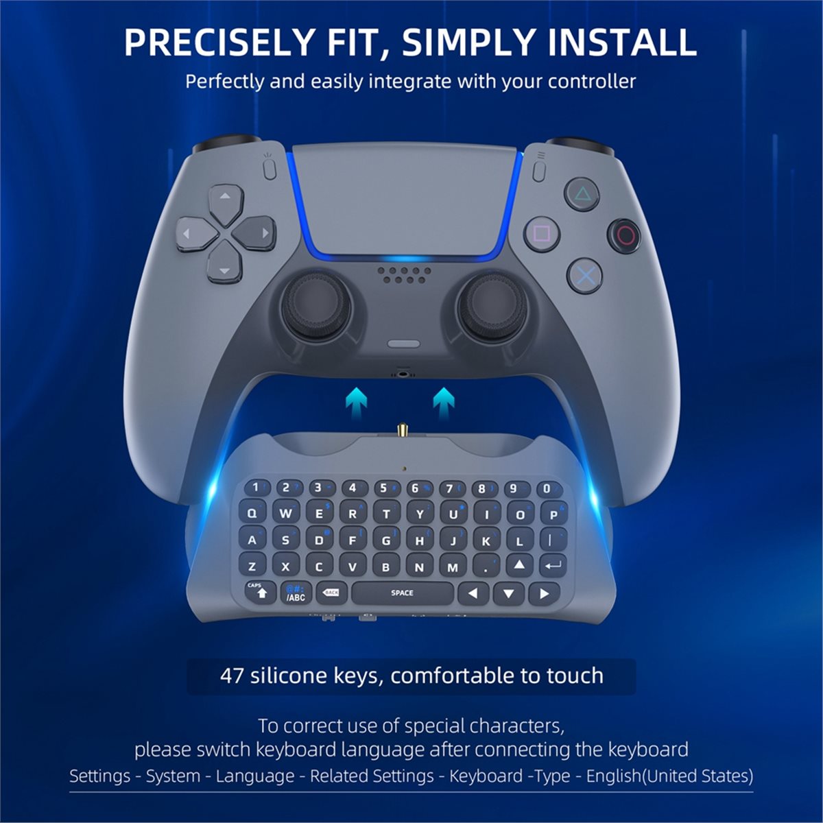 Gaming Keyboard Mini - Goodidea 3.5mm Oyun Kablosuz Klavye 3.0