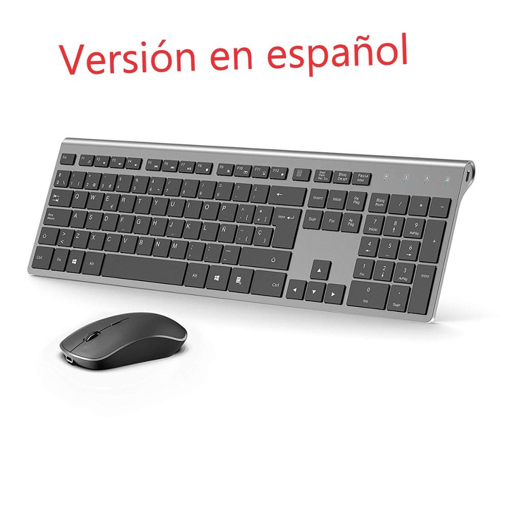 Gaming Keyboard And Mouse Combo - Kablosuz klavye ve fare seti İspanyolca