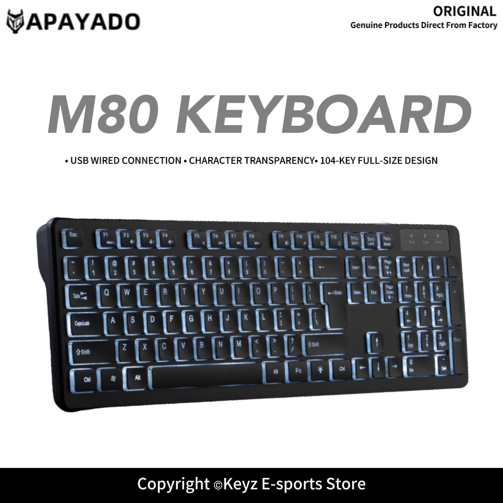 Gaming Keyboard That Is Quiet - Kablolu USB Oyun Klavyesi Ultra İnce