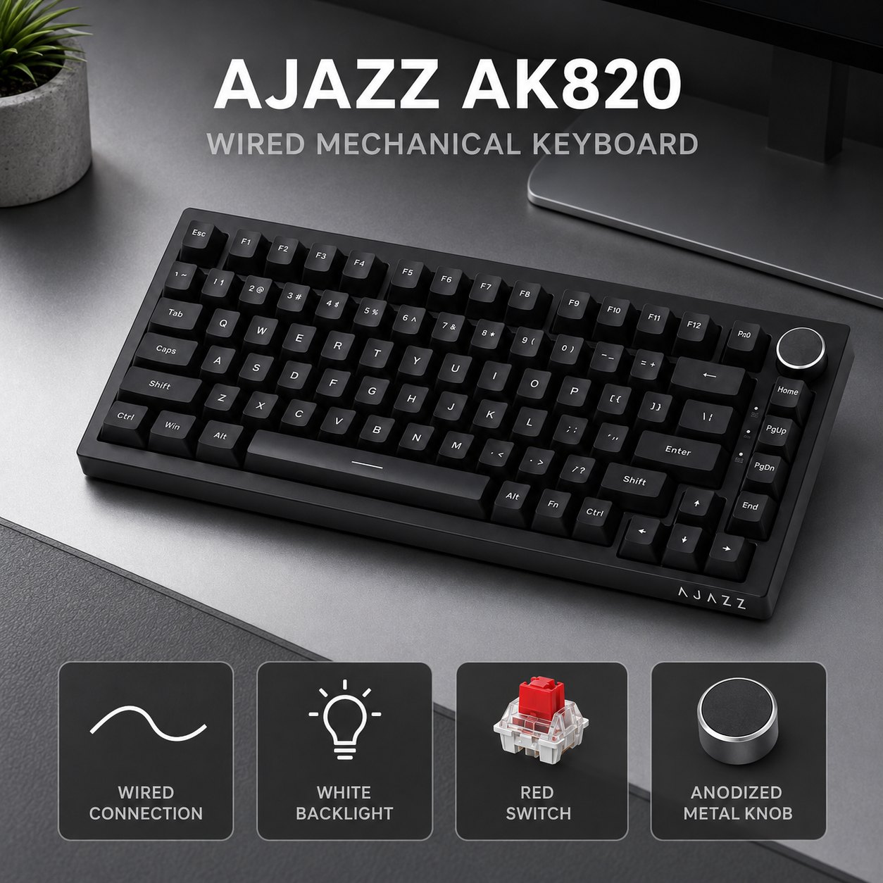 Gaming Keyboard Budget - AJAZZ AK820 ve AK820PRO Mekanik Oyun