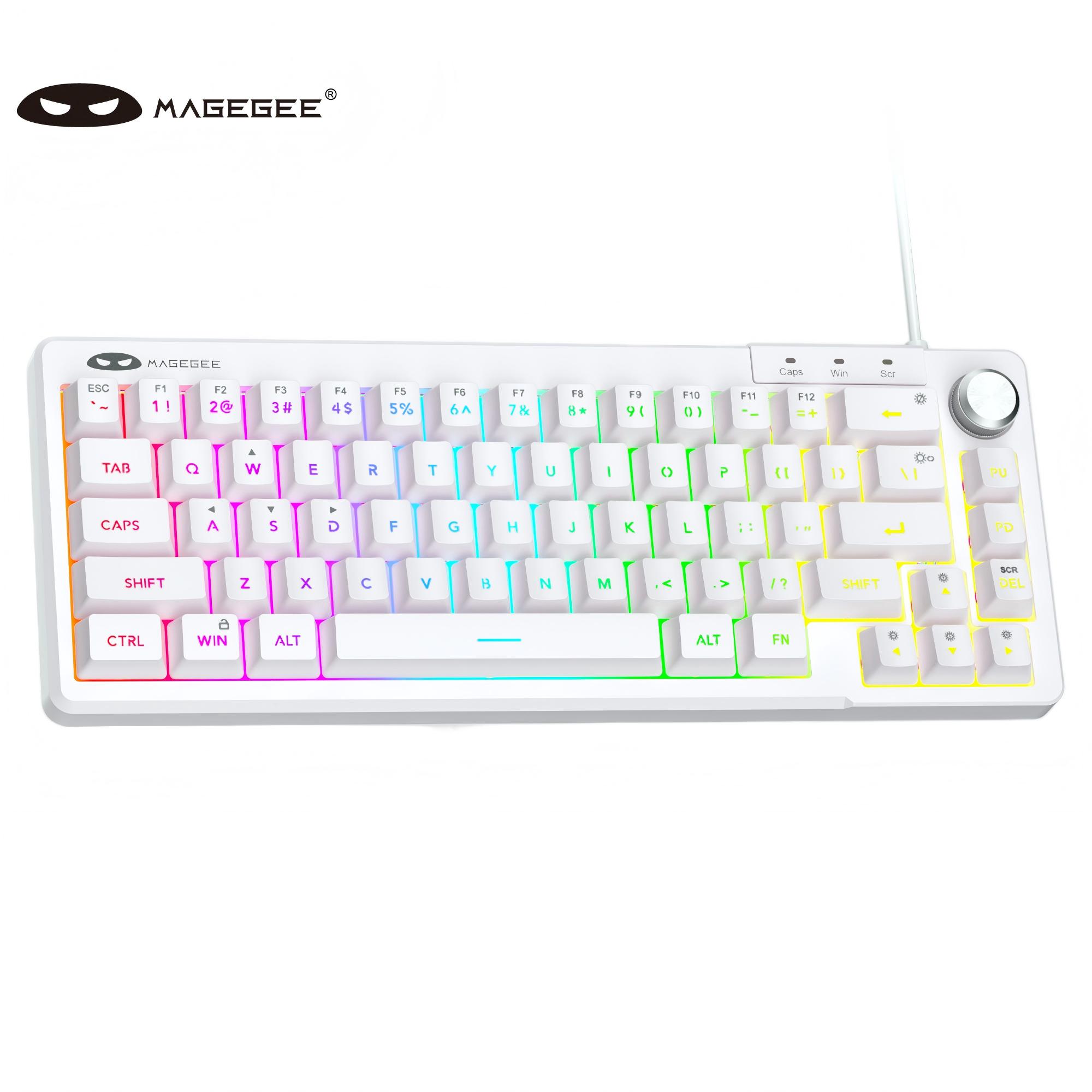 Gaming Keyboard Brand - MageGee TS68 Mini, %60 boyutunda, RGB