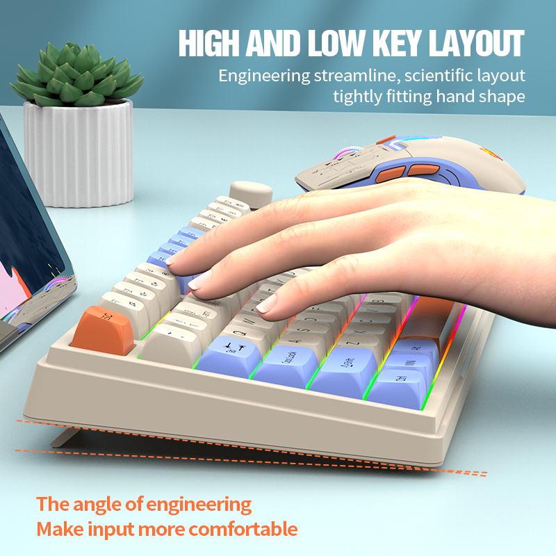 2.4G Çift Modlu Bluetooth Kabl - Gaming Keyboard And Mouse Combo incelemesi ve fiyatı