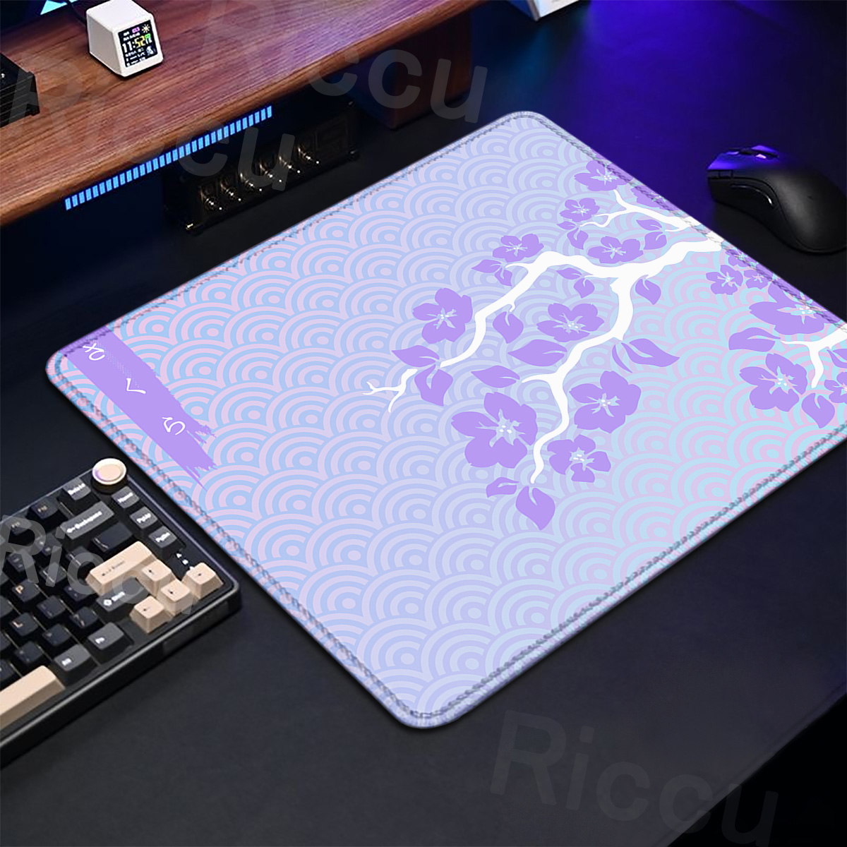 Mor Sakura masa Pad oyun farel - Gaming Keyboard Brand incelemesi ve fiyatı