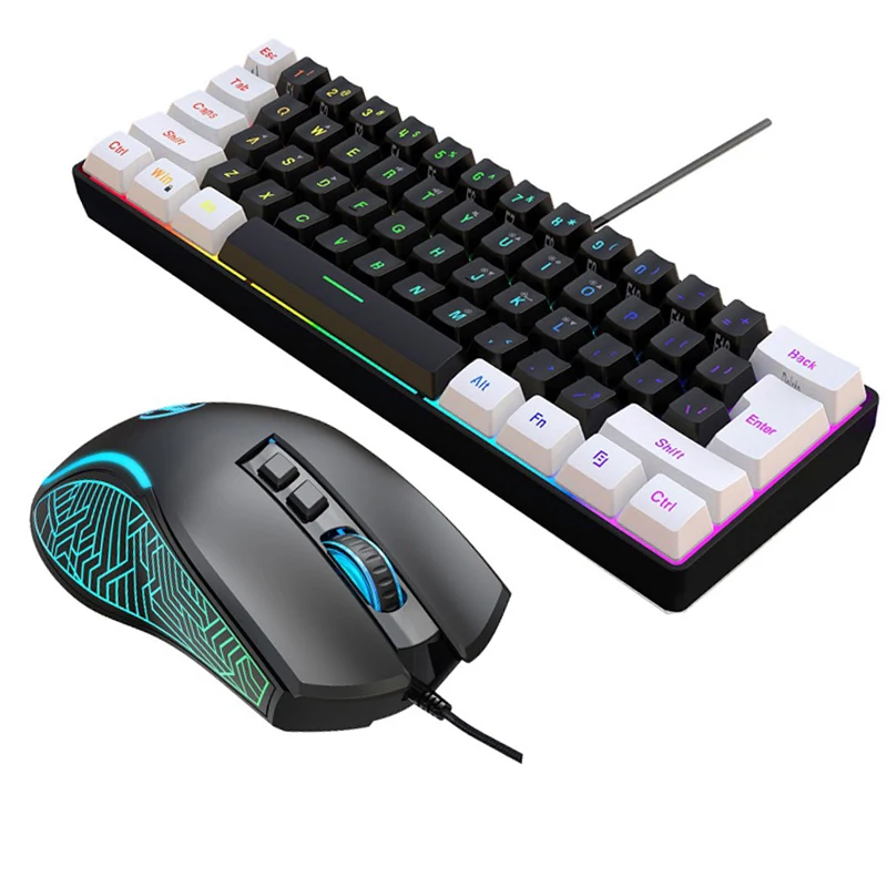 Klavye ve Fare %60 Bilgisayar  - Gaming Keyboard And Mouse Combo incelemesi ve fiyatı