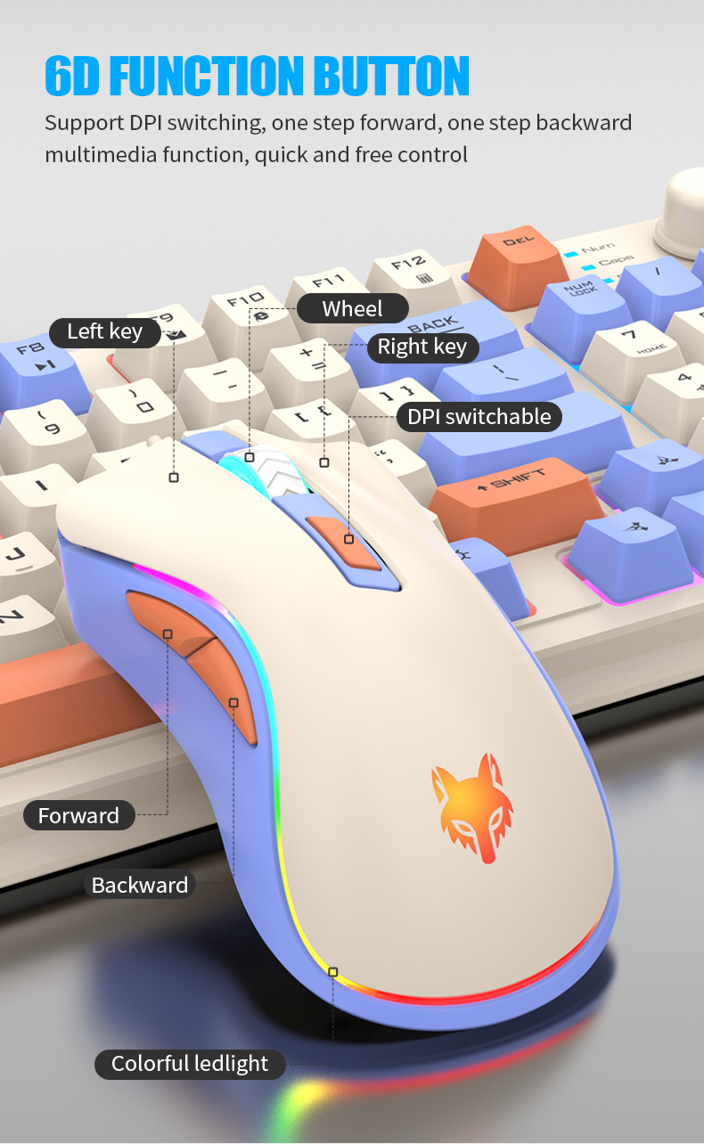 K820 USB Kablolu Oyun Klavyesi - Gaming Keyboard Mouse Set incelemesi ve fiyatı