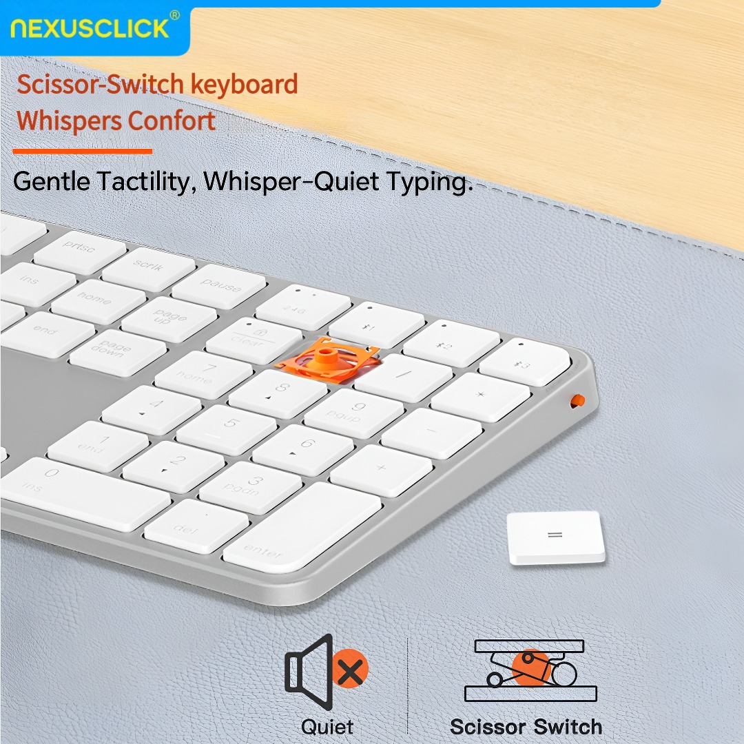 NexusClick Şarj Edilebilir Kab - Gaming Keyboard That Is Quiet incelemesi ve fiyatı