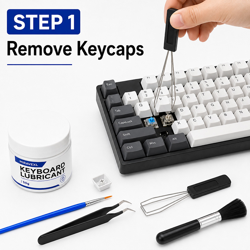 MIRAVEXL Klavye Yağlama Kiti 5 - Gaming Keyboard That Is Quiet incelemesi ve fiyatı
