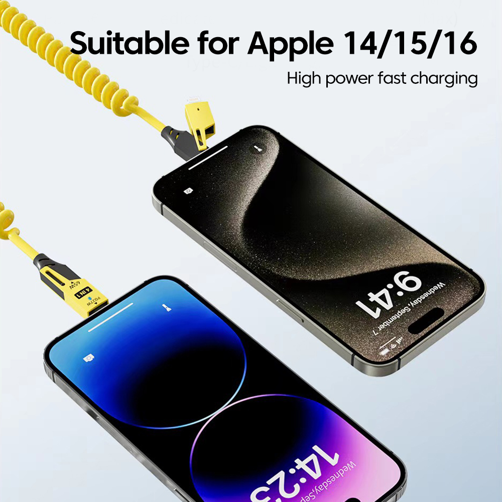 4'ü 1 arada PD 27W 65W Hızlı Ş - Coiled Usb Cable incelemesi ve fiyatı
