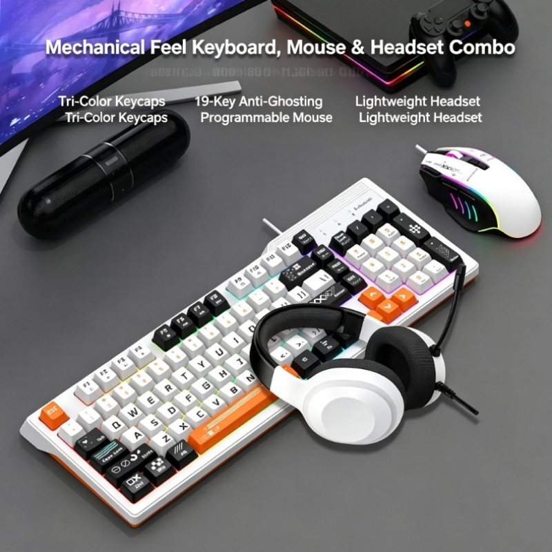 K8pro 3'ü 1 Arada Oyun Kombosu - Gaming Keyboard Mouse Set incelemesi ve fiyatı