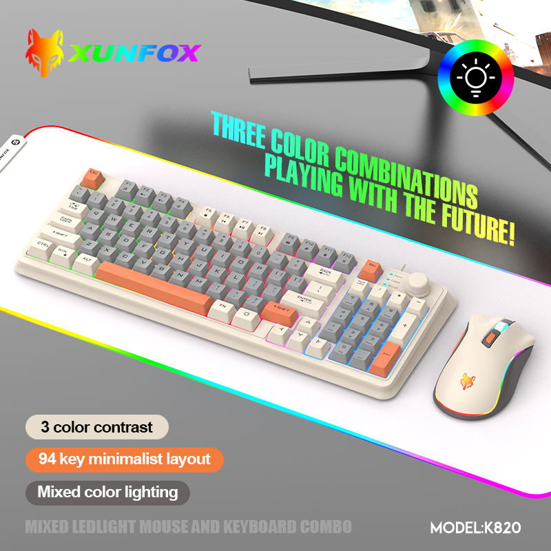 K820 USB Kablolu Oyun Klavye F - Gaming Keyboard And Mouse Combo incelemesi ve fiyatı