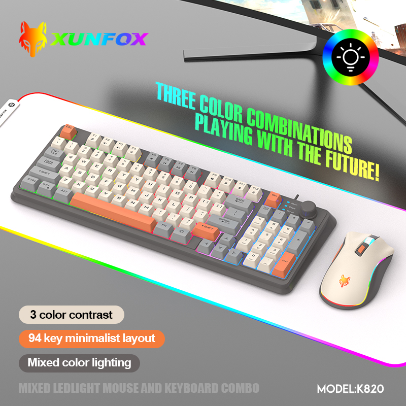 K820 USB Kablolu Oyun Klavye F - Gaming Keyboard And Mouse Combo incelemesi ve fiyatı