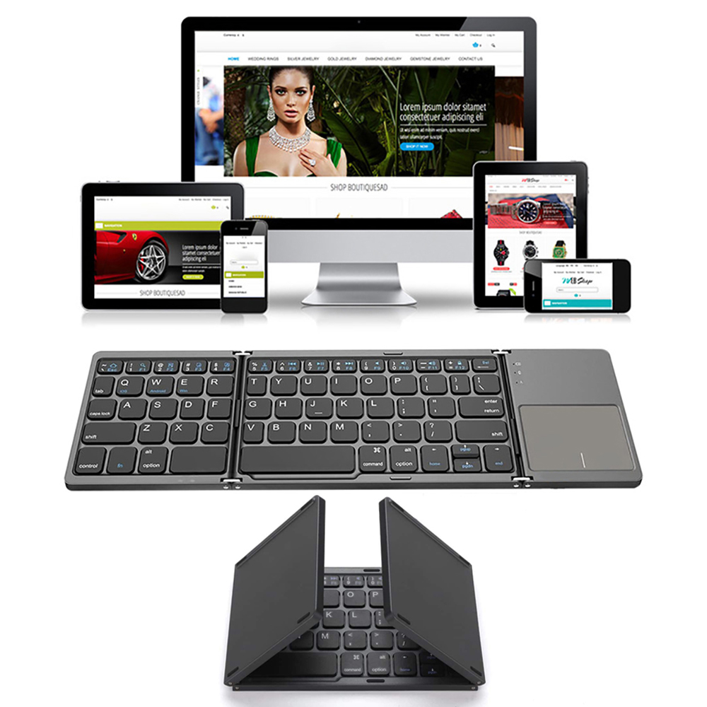 Taşınabilir Katlanabilir Katla - Gaming Keyboard Budget incelemesi ve fiyatı