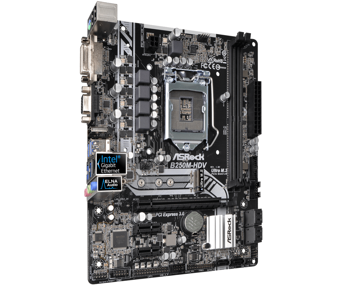 ASRock B250M-HDV Anakart LGA11 - Intel Cpu Core I7 incelemesi ve fiyatı